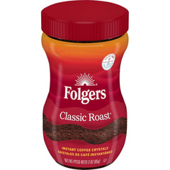 Folgers Classic Roast Instant Coffee, 3 Ounce