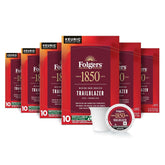 Folgers 1850 Trailblazer Medium-Dark Roast Coffee, 60 Keurig K-Cup Pods