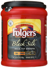 Folgers Black Silk Coffee, 10.3 oz