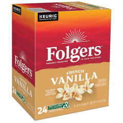 Folgers Vanilla Biscotti Flavored Coffee, 96 Keurig K-Cup Pods
