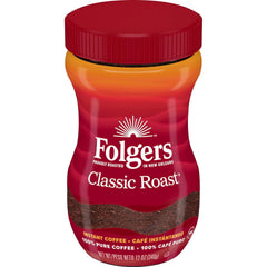 Folgers Classic Roast Instant Coffee Crystals, 12 Ounces (Pack of 1)