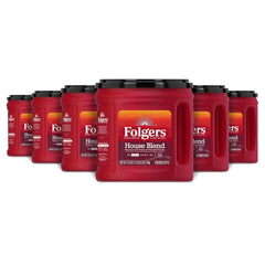 Folgers House Blend Medium Roast Ground Coffee, 25.9 Ounce (Pack of 6)