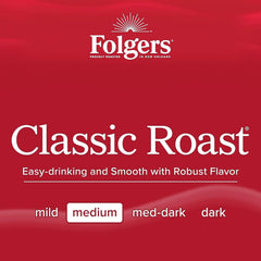 Folgers Classic Medium Roast Ground Coffee, 10.3 Oz 175th Anniversary Limited Edition Metal Can