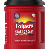Folgers Classic Roast Medium Roast Ground Coffee, 38.4 Ounces