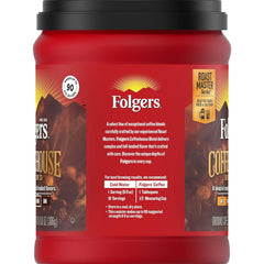 Folgers Coffeehouse Blend Medium Dark Roast Ground Coffee, 10.8 Ounces