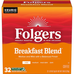 Folgers K Cups Folgers Breakfast Blend Mild Roast Coffee, 128 Keurig K-Cup Pods