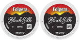 Folgers Black Silk Dark Roast Coffee, 12 Keurig K-Cup Pods (Pack of 2)