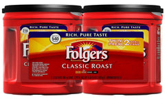 Folgers Coffee Twin Pack, Classic Roast, 67.8 Ounce