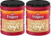 Folgers French Vanilla Flavored Ground Coffee, 9.6 Ounce (Pack of 2)