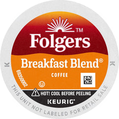 Folgers K Cups Folgers Breakfast Blend Mild Roast Coffee, 128 Keurig K-Cup Pods