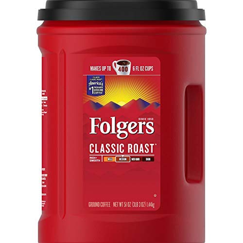 AMWU Folgers Classic Roast Ground Coffee (51 oz.)-set of 4