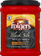 Folgers Black Silk Coffee, 10.3 oz