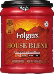 Folgers House Blend Ground Coffee, Medium Roast, 9.6 Ounce (Pack of 3)
