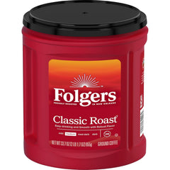Folgers Classic Roast Ground Coffee, 33.7 Ounce (Pack of 2)