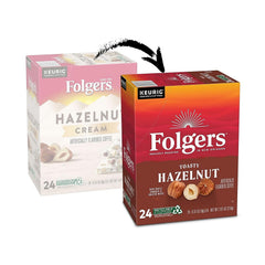 Folgers Hazelnut Cream Keurig K-Cup Portion Pack, 24 Count