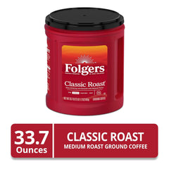 Folgers Classic Roast Ground Coffee, 33.7 Ounce (Pack of 2)