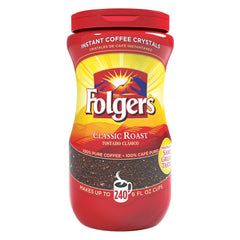 Folgers Classic Roast Instant Coffee Crystals - 16 Oz (Pack of 3)