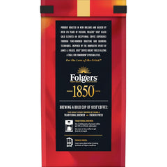 1850 Black Gold Dark Roast Ground Coffee, 12 oz