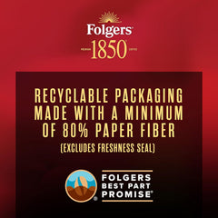 Folgers 1850 Expedition Blend Medium Roast Ground Coffee, 12 Ounce (Pack of 6)