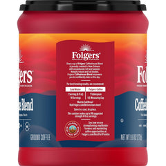 Folgers Coffeehouse Blend Ground Coffee, Medium-Dark Roast, 9.6 Ounces