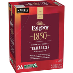 1850 Coffee Trailblazer Medium Dark Roast Coffee, 96 K Cups for Keurig Coffee Makers, Medium Roast, 96Count