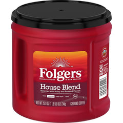 Folgers Coffeehouse Blend Ground Coffee, Medium Dark Roast Coffee, 25.9 Ounce Canister