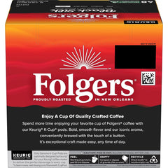 Folgers Black Silk Dark Roast Coffee, 192 Keurig K-Cup Pods